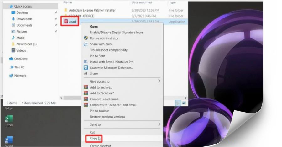 Autodesk Autocad 2024 Copy File Acad